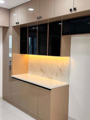 Kitchen in 3 BHK Apartment at Aparna Sarovar Zicon, Nallagandla – for Rent