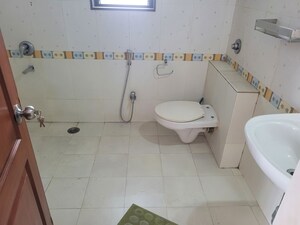 Bathroom in 4 BHK Apartment at Rohan 10 Kasturkunj, Ashok Nagar – for Rent