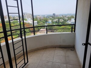 Balcony in 4 BHK Apartment at Rohan 10 Kasturkunj, Ashok Nagar – for Rent