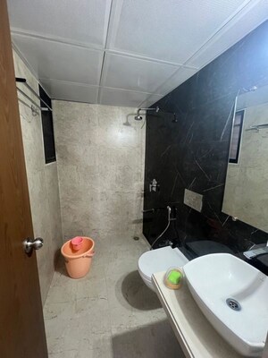 Bathroom in 2 BHK Apartment at Dosti West County, Balkum Pada – for Rent