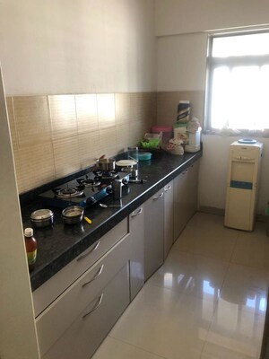 Kitchen in 3 BHK Apartment at Lodha Splendora, Ghodbunder Road – for Rent