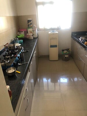 Kitchen in 3 BHK Apartment at Lodha Splendora, Ghodbunder Road – for Rent