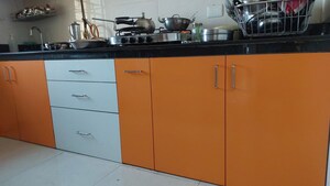 Kitchen in 3 BHK Apartment at Sheth Vasant Oasis, Andheri East – for Rent