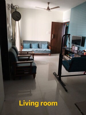 Living Room in 2 BHK Apartment at Ganesh Krupa Society, New Panvel – for Sale