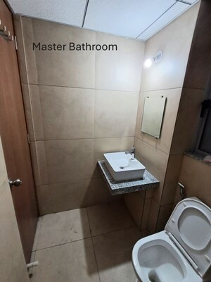 Bathroom in 2 BHK Apartment at Dosti West County, Balkum Pada – for Rent