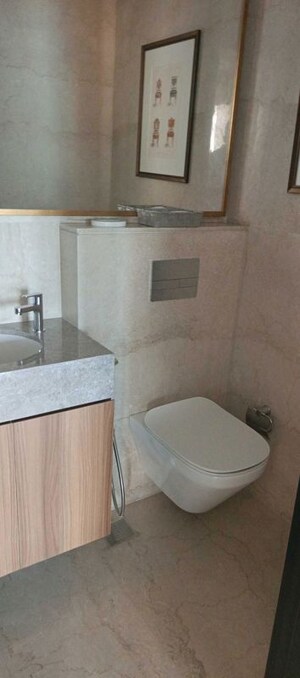 Bathroom in 3 BHK Apartment at Piramal Mahalaxmi, Mahalaxmi – for Rent
