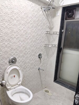 Bathroom in 1 BHK Apartment at Veena Smart Homes, Kandivali West – for Rent
