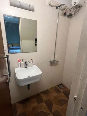 Bathroom in 3 BHK Apartment at Lokhandwala Complex – for Rent