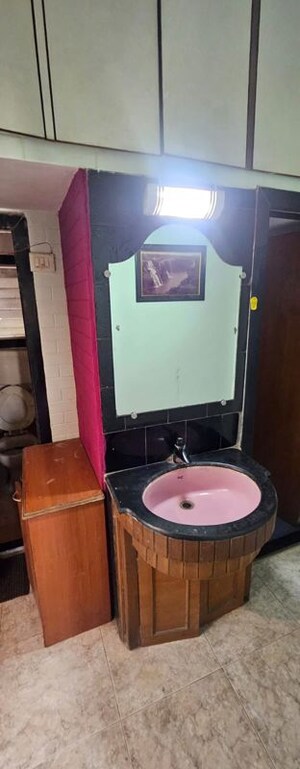 Bathroom in 1 BHK Apartment at Shreeji Tower CHS, Uthalsar – for Rent