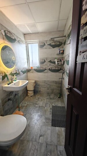 Bathroom in 3 BHK Apartment at Amrapali Crystal Homes, Sector 76 – for Rent