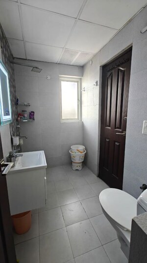 Bathroom in 3 BHK Apartment at Amrapali Crystal Homes, Sector 76 – for Rent