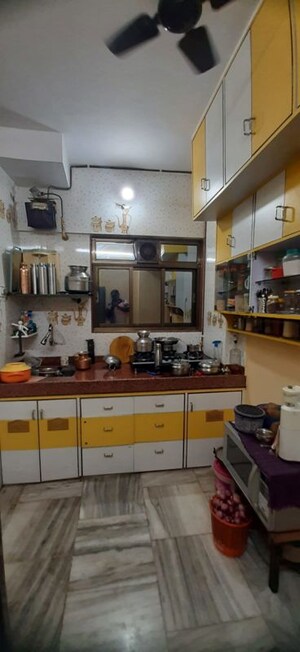 Kitchen in 1 BHK Apartment at Sai Baba Vihar Complex, Ghodbunder Road – for Rent