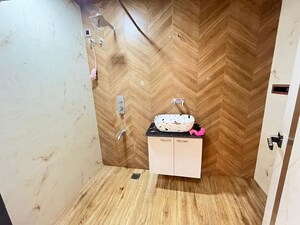 Bathroom in 3 BHK Apartment at Bharat Shiv Sai Paradise, Majiwada – for Sale