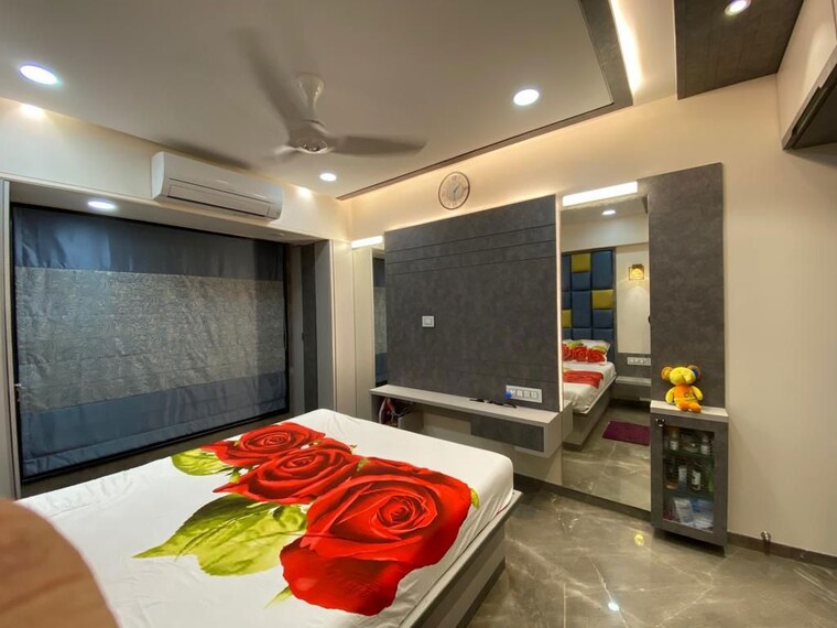 Master Bedroom, group-seven-rushi-heights 2 Bedroom 1000 Sq.Ft. Apartment In Goregaon East Mumbai 10325504
