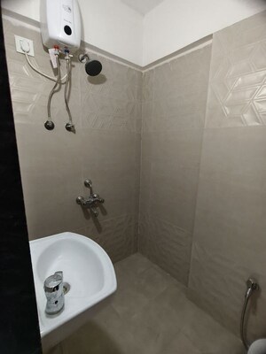 Bathroom in 1 BHK Apartment at DGS Sheetal Tapovan, Malad East – for Rent