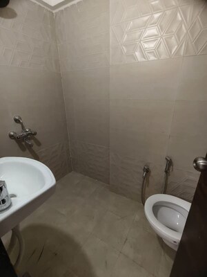 Bathroom in 1 BHK Apartment at DGS Sheetal Tapovan, Malad East – for Rent