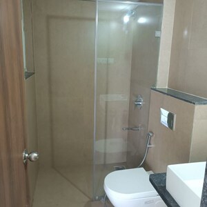 Bathroom in 2 BHK Apartment at Runwal The Central Park, Anand Nagar Chinchwad – for Rent