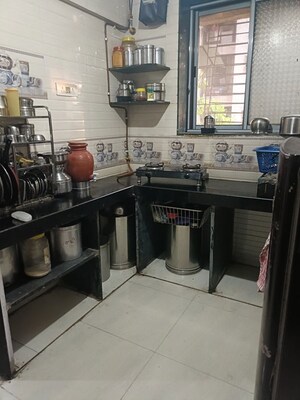 Kitchen in 1 BHK Apartment at Vastu Anand Apartment, Kalwa – for Rent