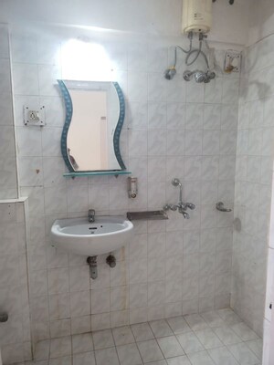 Bathroom in 1 BHK Apartment at Ajmera Bhakti Park Sector I and II, Bhakti Park – for Rent