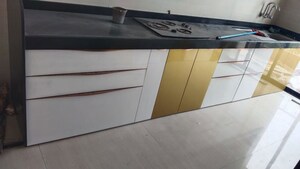 Kitchen in 3 BHK Apartment at Atul Bella Vista Empress, Wakad – for Rent