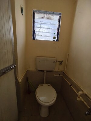 Bathroom in 1 RK Apartment at Raghukul Building, Goregaon East – for Rent