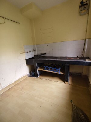 Kitchen in 1 RK Apartment at Raghukul Building, Goregaon East – for Rent