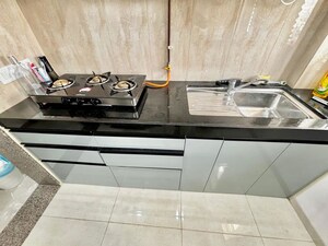 Kitchen in 1 BHK Apartment at L & T Emerald Isle Tower 15, Powai – for Rent