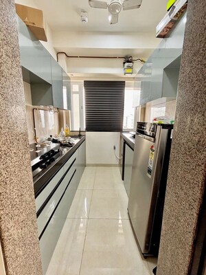 Kitchen in 1 BHK Apartment at L & T Emerald Isle Tower 15, Powai – for Rent
