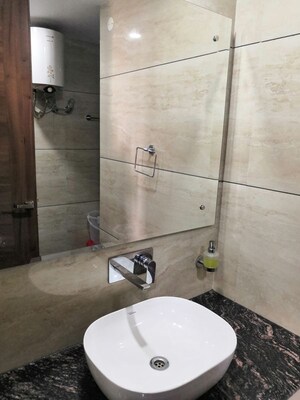 Bathroom in 4 BHK Builder Floor at Mansa Devi – for Rent