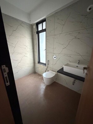 Bathroom in 3 BHK Apartment at Majestique Signature Towers Phase 1, Balewadi – for Rent