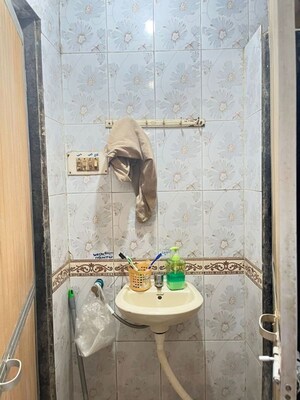 Bathroom in 1 RK Apartment at Kalina Sangam CHS, Santacruz East – for Rent