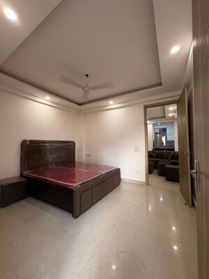 Living Room in 2 BHK Builder Floor at Malviya Nagar – for Rent