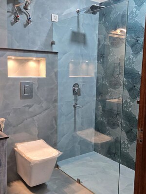 Bathroom in 1 BHK Builder Floor at Kohli One Malibu Town Plot, Sector 47 – for Rent