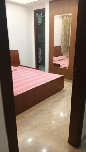 Bedroom in 3 BHK Builder Floor at Lajpat Nagar I – for Rent