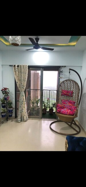 Living Room in 1.5 BHK Apartment at Lodha Casa Royale, Balkum Pada – for Rent