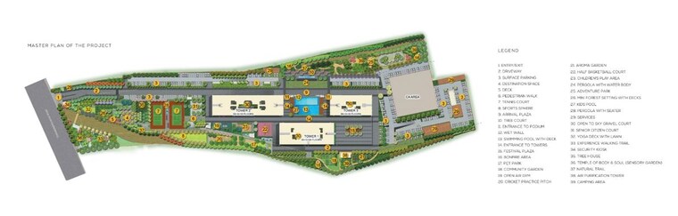 Master Plan, puravankara-purva-atmosphere 3.5 Bedroom 2004 Sq.Ft. Apartment In Thanisandra Main Road Bangalore 10325781