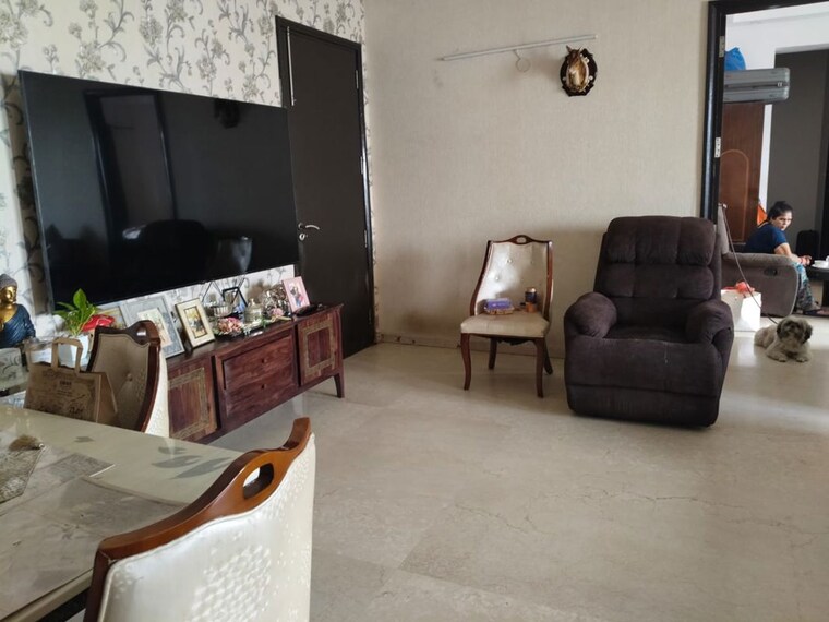 Living Room, tgb-meghdutam 4 Bedroom 2200 Sq.Ft. Apartment In Sector 50 Noida 10325796