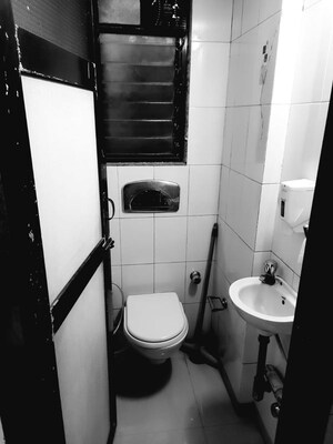 Bathroom in 1 BHK Apartment at Andheri Green Field Towers, Jogeshwari East – for Rent