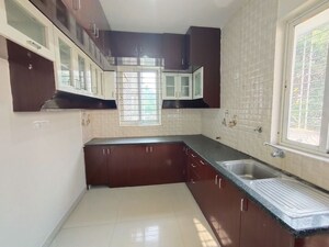 Kitchen in 2.5 BHK Apartment at Reliable Lake Dew Residency, Haralur Road – for Rent