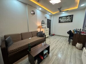 Living Room in 1 BHK Apartment at Seawoods – for Sale