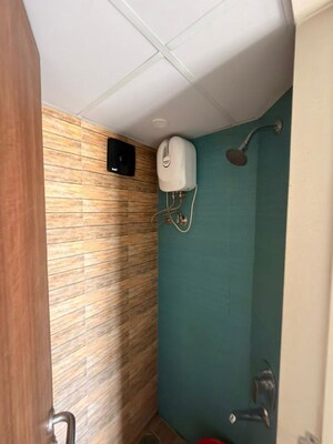 Bathroom in 1 BHK Apartment at Lodha Crown Quality Homes, Majiwada – for Rent