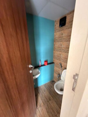 Bathroom in 1 BHK Apartment at Lodha Crown Quality Homes, Majiwada – for Rent