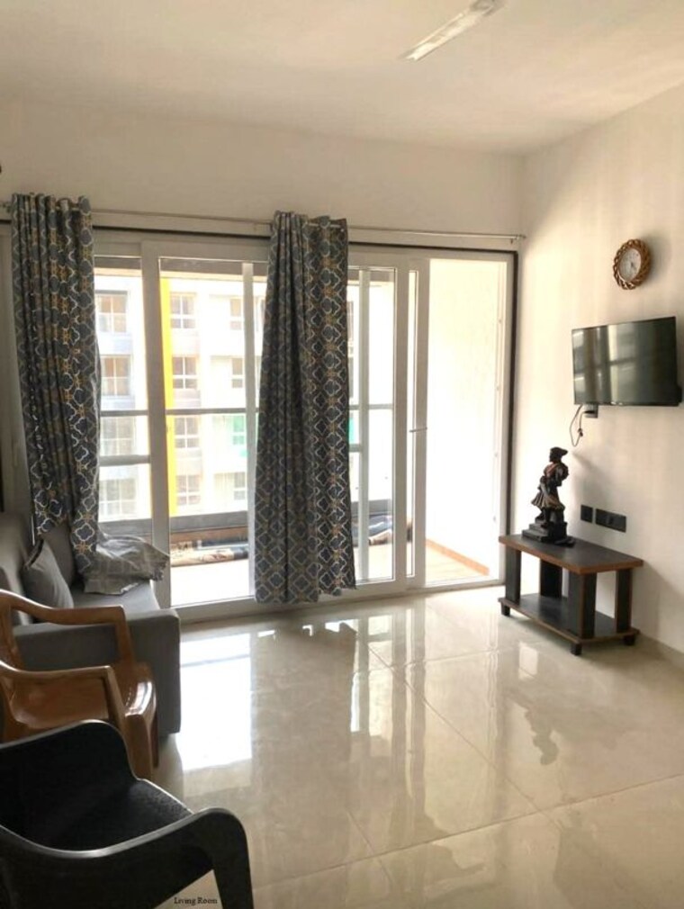 Living Room, pristine-allure 2 Bedroom 752 Sq.Ft. Apartment In Kharadi Pune 10325967