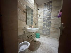 Bathroom in 2 BHK Builder Floor at Shakti Khand – for Rent