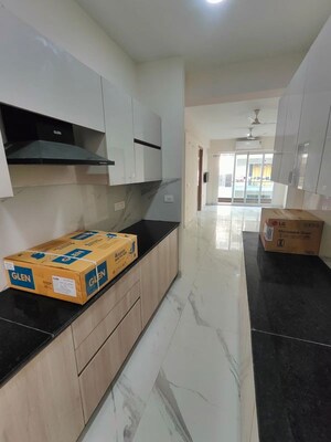 Kitchen in 3.5 BHK Builder Floor at Smart World Gems, Sector 89 – for Rent