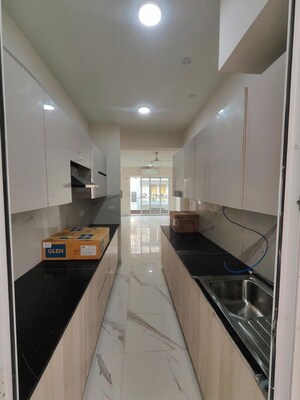 Kitchen in 3.5 BHK Builder Floor at Smart World Gems, Sector 89 – for Rent