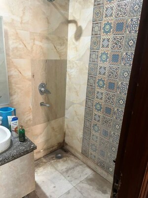 Bathroom in 1 BHK Builder Floor at Shakti Khand – for Rent