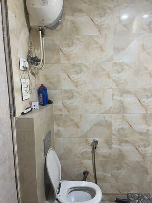 Bathroom in 1 BHK Builder Floor at Shakti Khand – for Rent