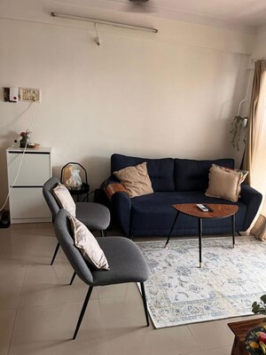 Living Room in 2 BHK Apartment at Suryoday CHS Goregoan, Goregaon East – for Rent