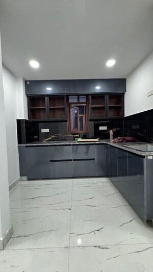 Kitchen in 3 BHK Apartment at Chattarpur – for Rent